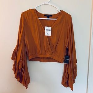 Forever 21 long sleeve crop